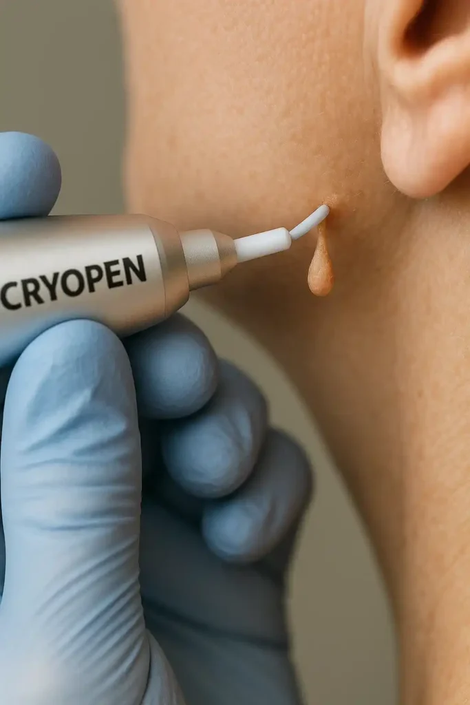 Cryopen for skin tags removal Northwich speak to our team today!